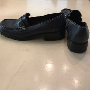 Chunky heeled loafers